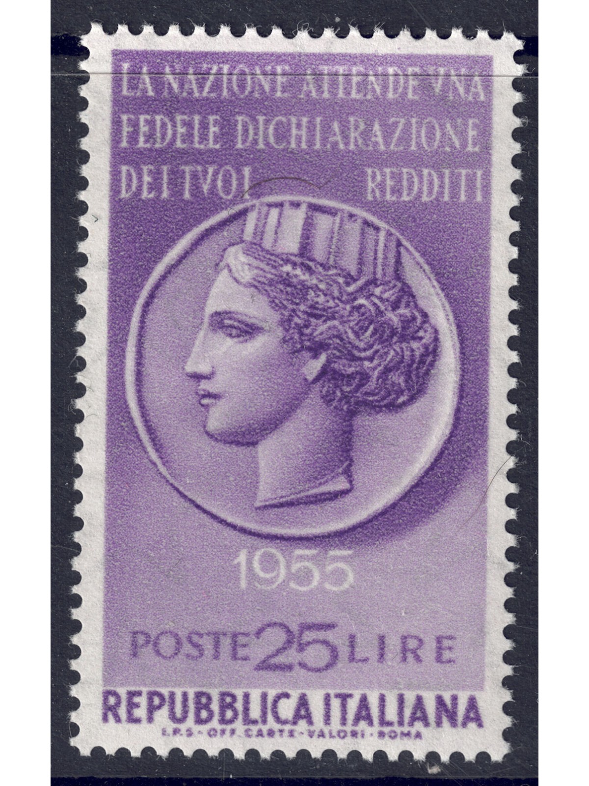 ITALY 1955 Income Tax Return MH*