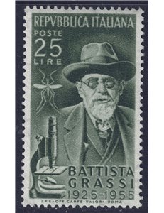 ITALY 1955 Giovanni Battista Grassi MH*