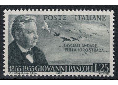ITALY 1955 Giovanni Pascoli MH*