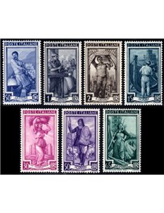 ITALY 1955 Italy at Work 7v MH*