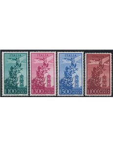 ITALY 1955 Capitoline Tower (airmail) 4v MH*