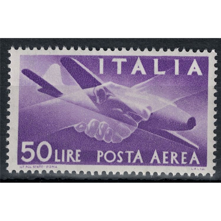 ITALY 1957 Democratic (airmail) MH*