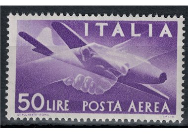 ITALY 1957 Democratic (airmail) MH*
