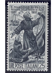 ITALIA 1957 San Francesco di Paola MH*