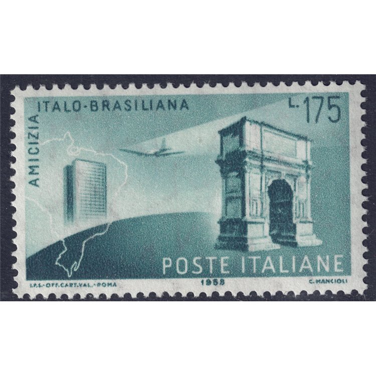 ITALY 1958 Italian-Brazilian friendship MH*