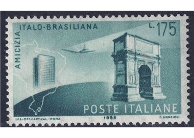 ITALIA 1958 Amicizia italo-brasiliana MH*