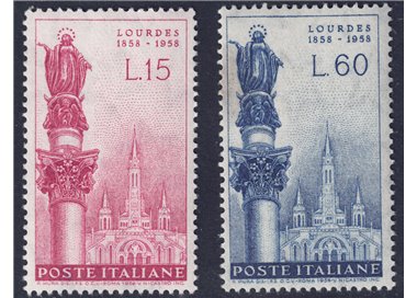 ITALY 1958 Apparition of the Virgin 2v MH*