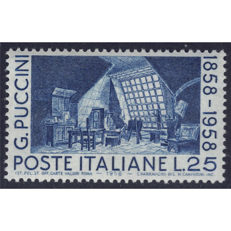 ITALIA 1958 Giacomo Puccini MH*