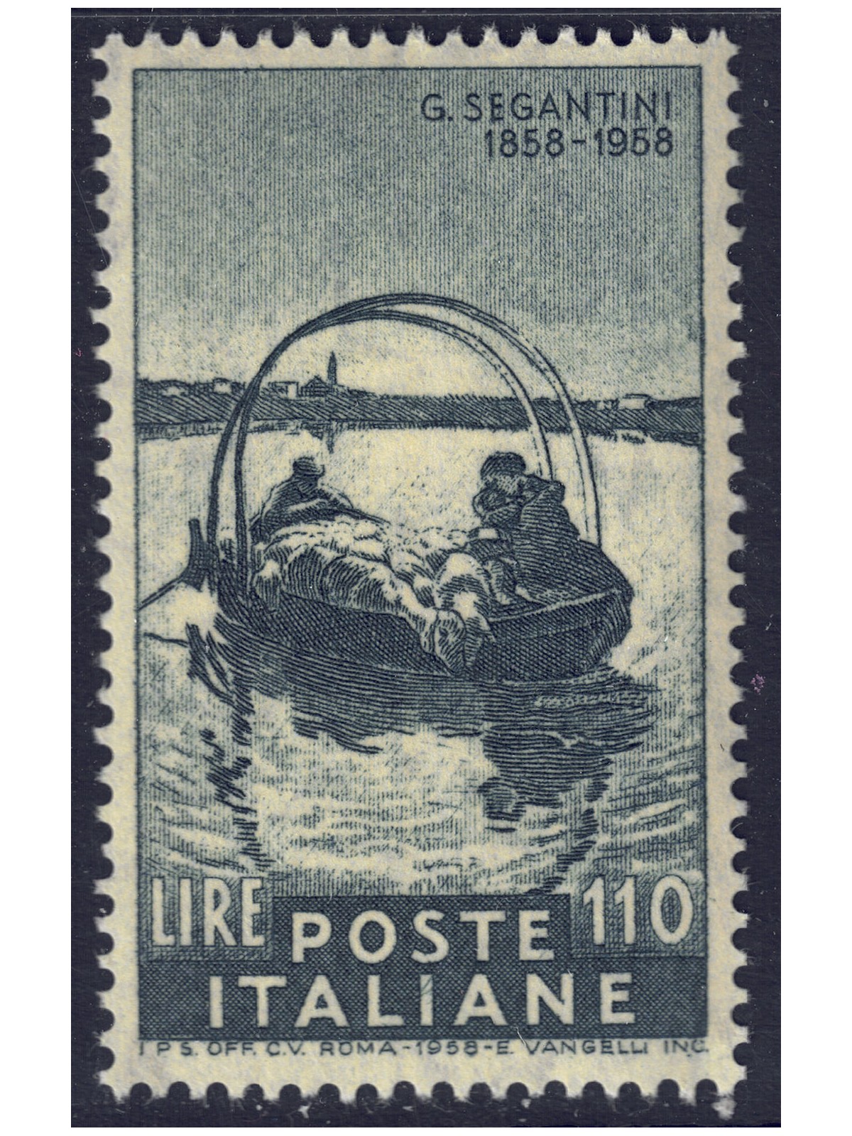 ITALIA 1958 Giovanni Segantini MH*
