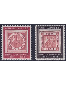 ITALIA 1958 Regno di Napoli 2v MH*