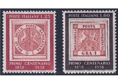 ITALY 1958 Kingdom of Naples 2v MH*