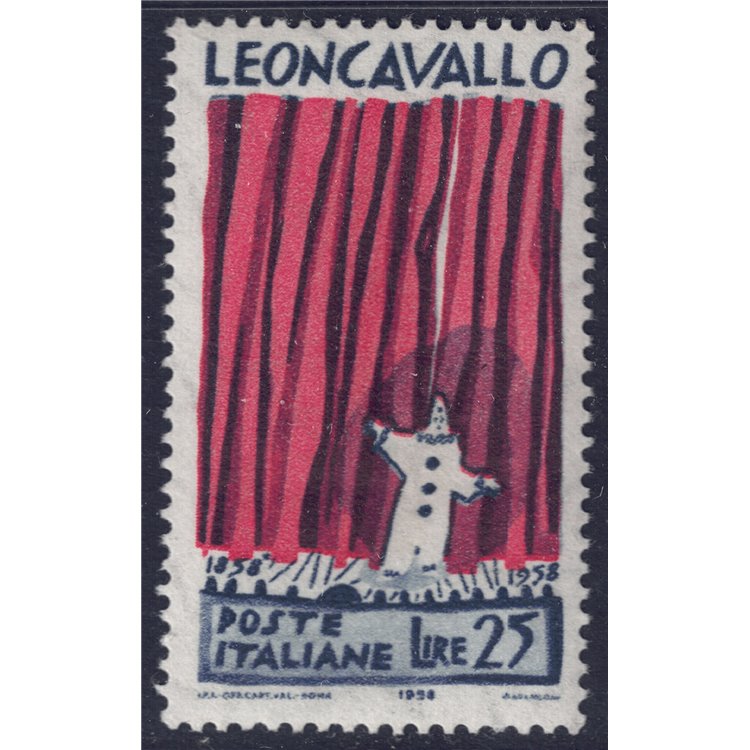 ITALIA 1958 Ruggero Leoncavallo MH*