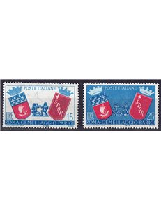 ITALY 1959 Twinning Rome-Paris 2nd MH*