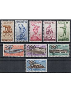 ITALY 1960 Olympics 9v MH*