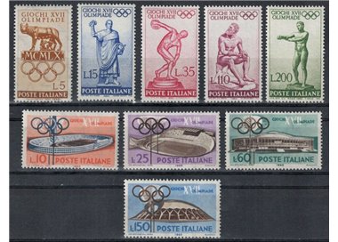 ITALY 1960 Olympics 9v MH*