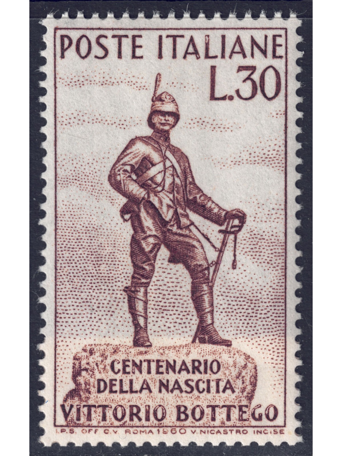 ITALY 1960 Vittorio Bottego MH*