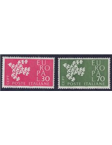 ITALY 1961 Europa 2v MH*