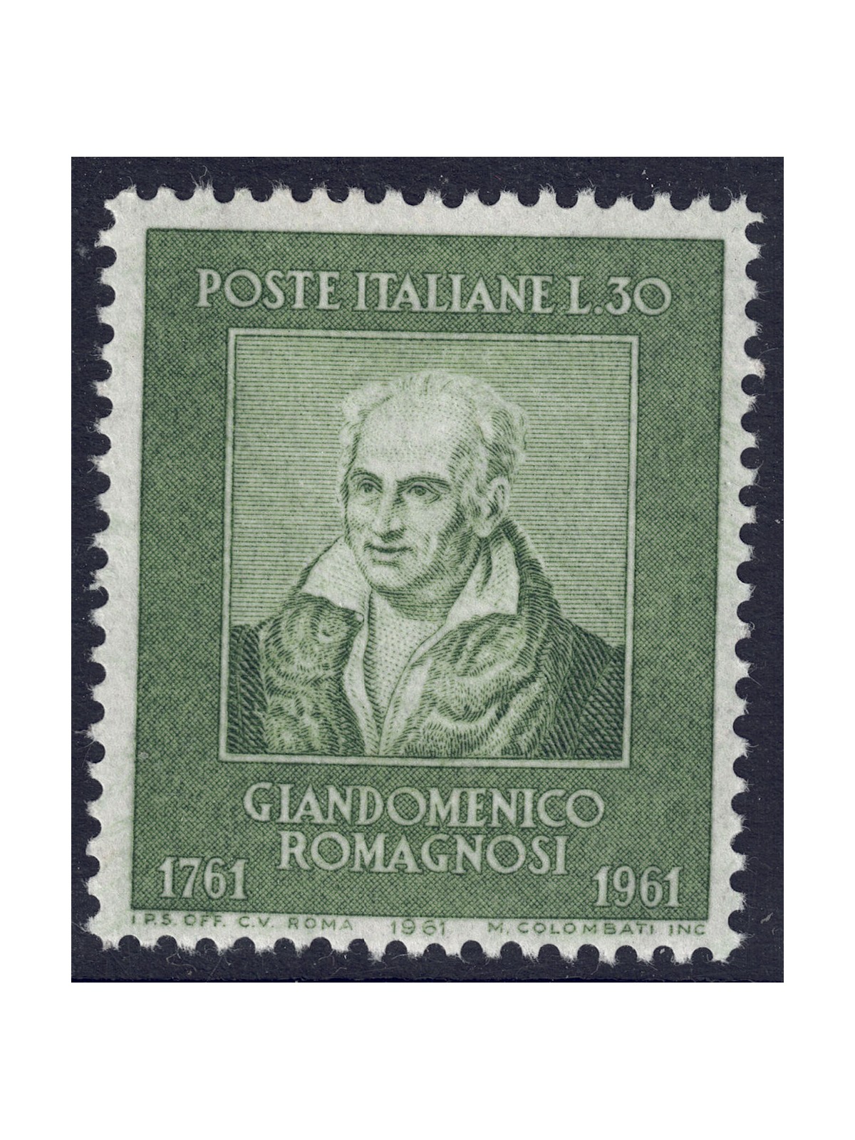 ITALIA 1961 Giandomenico Romagnosi MH*