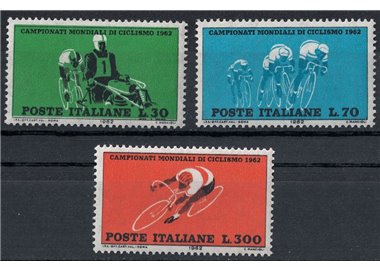 ITALIA 1962 Campionati mondiali di ciclismo 3v MH*