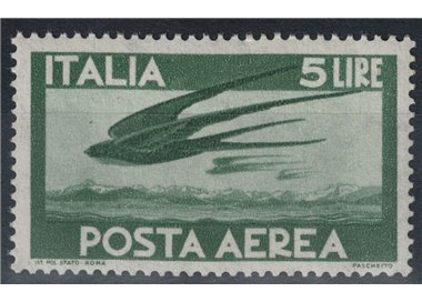 ITALY 1962 Democratic (airmail) MH*