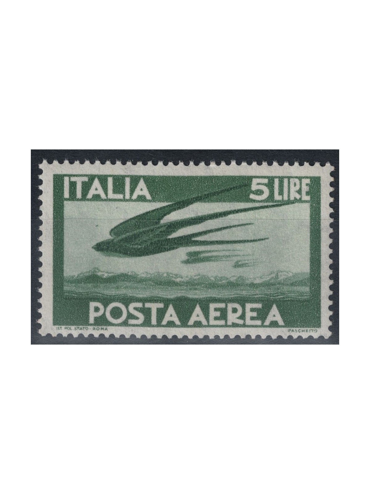 ITALY 1962 Democratic (airmail) MH*