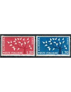 ITALY 1962 Europa 2v MH*