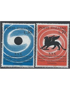 ITALY 1962 Venice Film Festival 2nd MH*