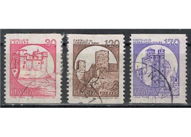 ITALY 1980 Castelli from 3v usable reel
