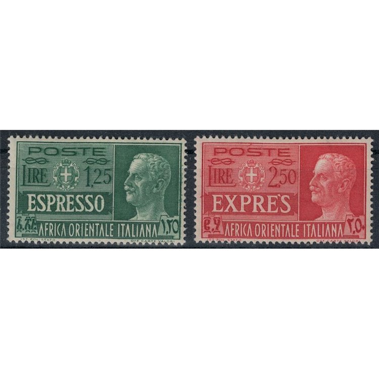 ITALIAN EAST AFRICA 1938 Express 2v MNH**