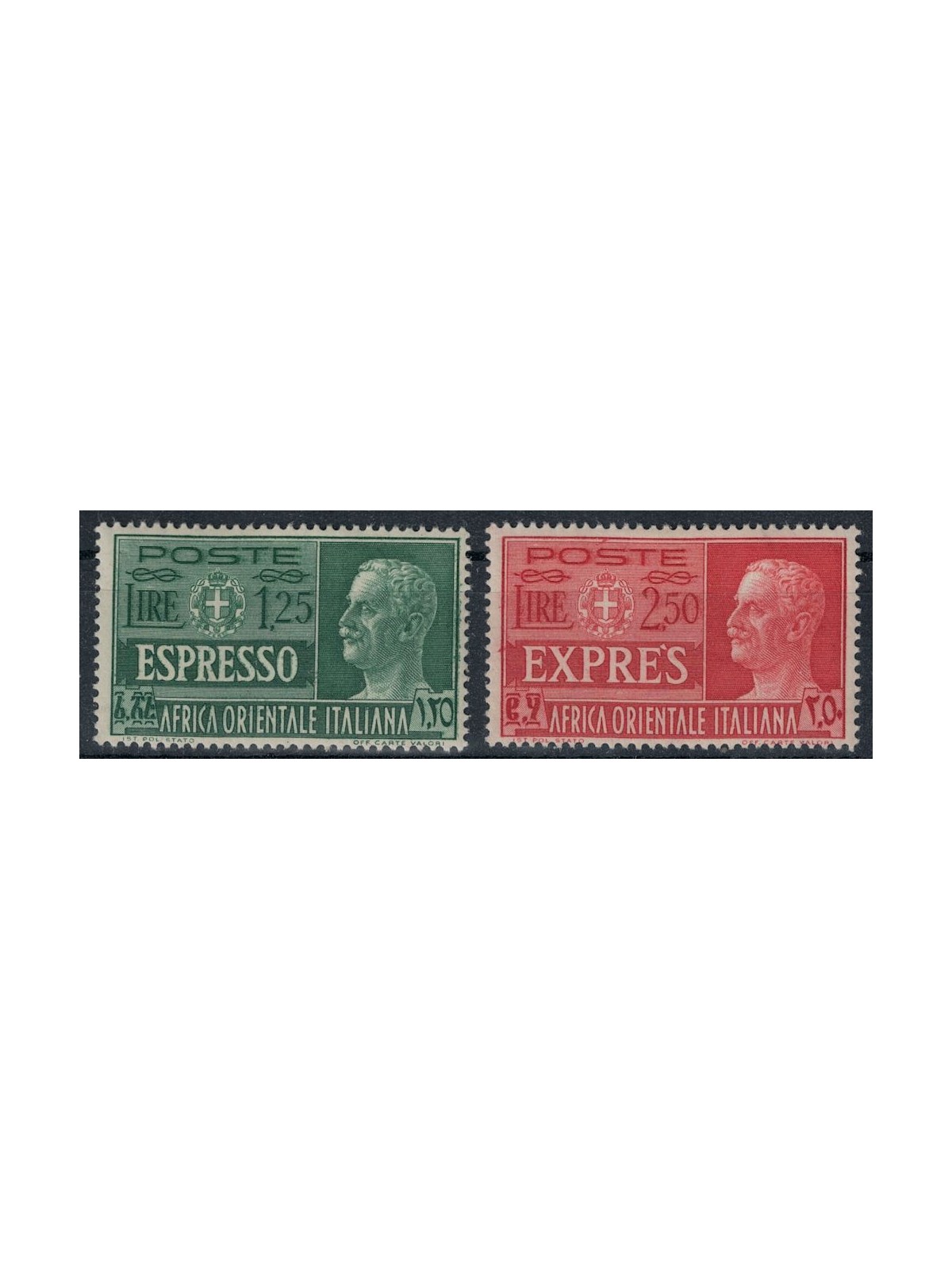 ITALIAN EAST AFRICA 1938 Express 2v MNH**