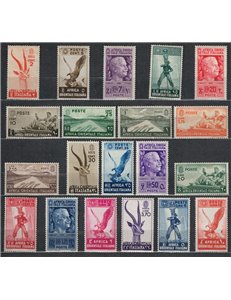 ITALIAN EAST AFRICA 1938 Pictorial series 20v MNH**