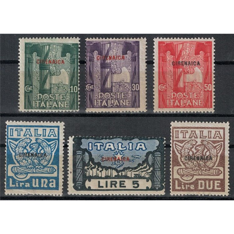 CYRENAICA 1923 March on Rome 6v MNH**