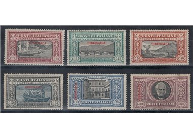 CIRENAICA 1924 Alessandro Manzoni 6v MNH** ©