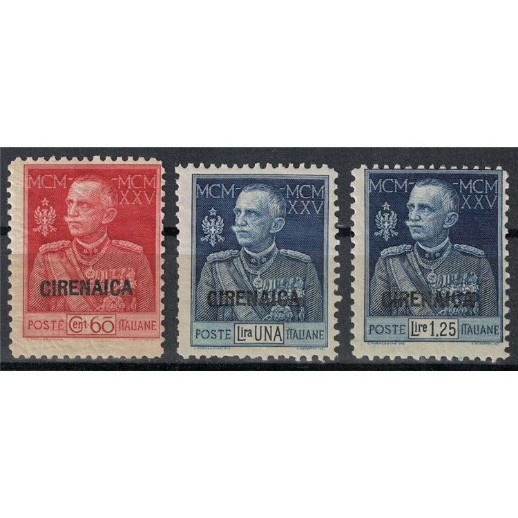 CYRENAICA 1925-26 Jubilee of the King dent. 11 3v MNH**