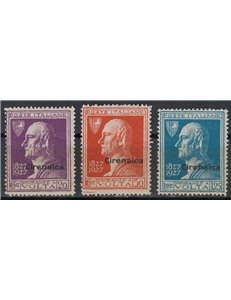 CIRENAICA 1927 Alessandro Volta 3v MNH**
