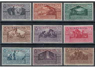 CIRENAICA 1930 Virgilio 9v MNH**