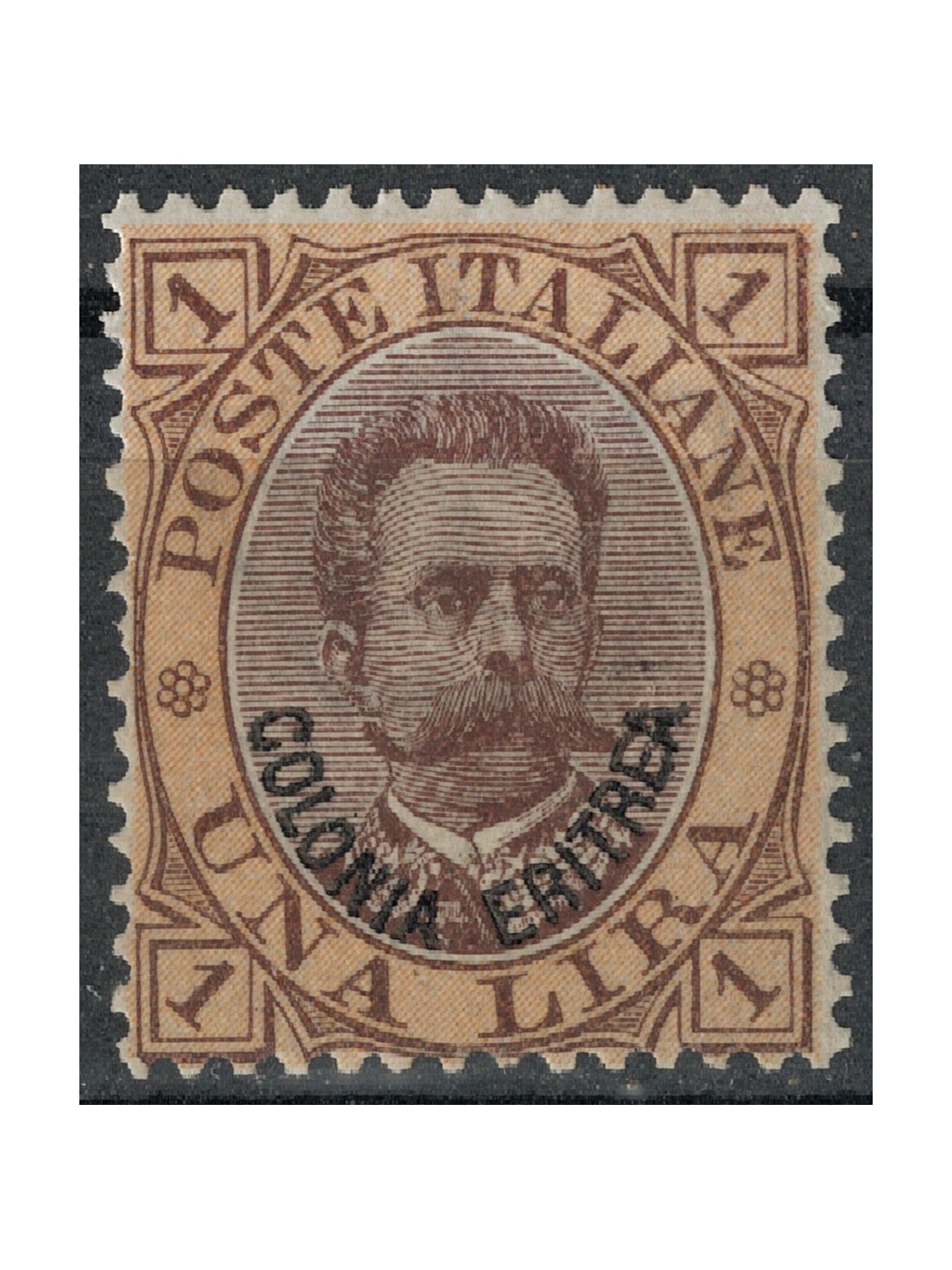 ERITREA 1893 1£ orange and brown MNH**
