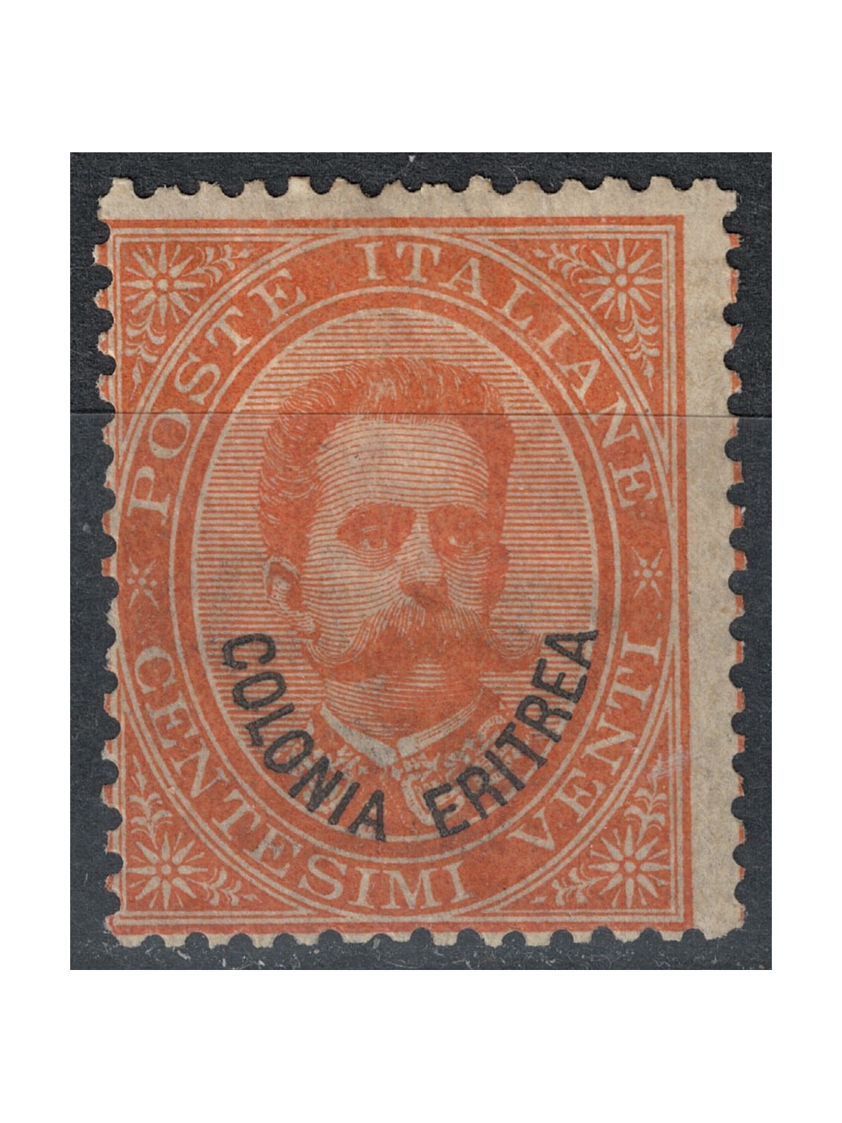 ERITREA 1893 20c arancio MNH**