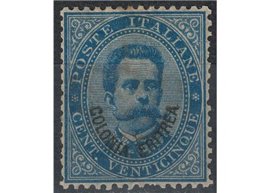ERITREA 1893 25c azzurro MNH**