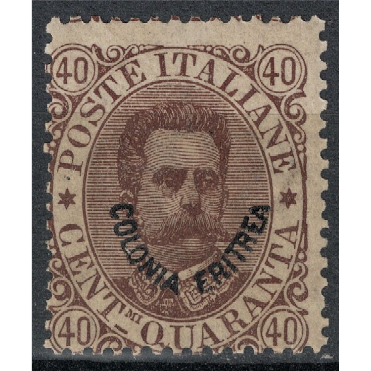 ERITREA 1893 40c brown MNH**