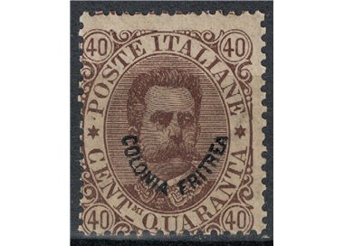 ERITREA 1893 40c brown MNH**
