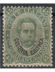 ERITREA 1893 45c green grey MNH**