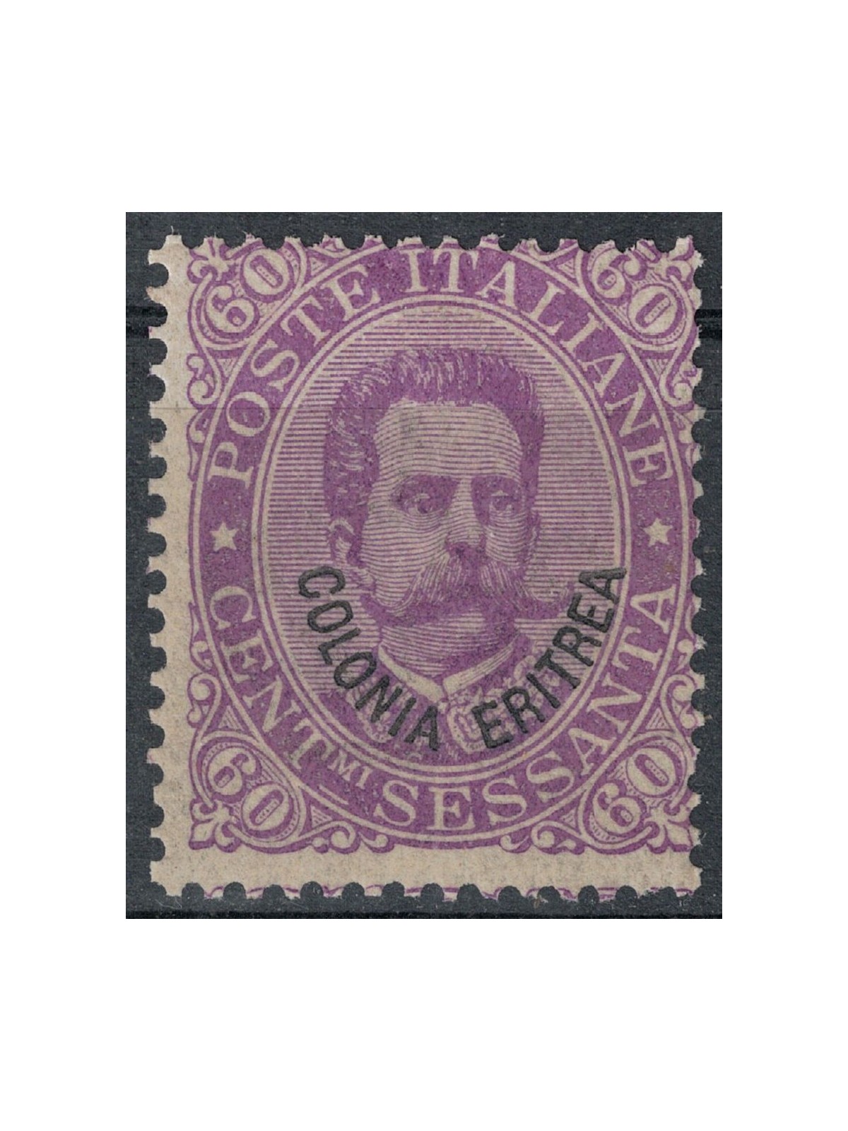 ERITREA 1893 60c violetto MNH**