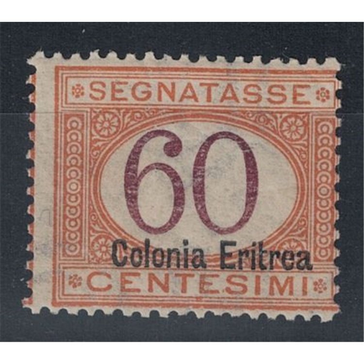 ERITREA 1926 Segnatasse 60c arancio e bruno MNH**