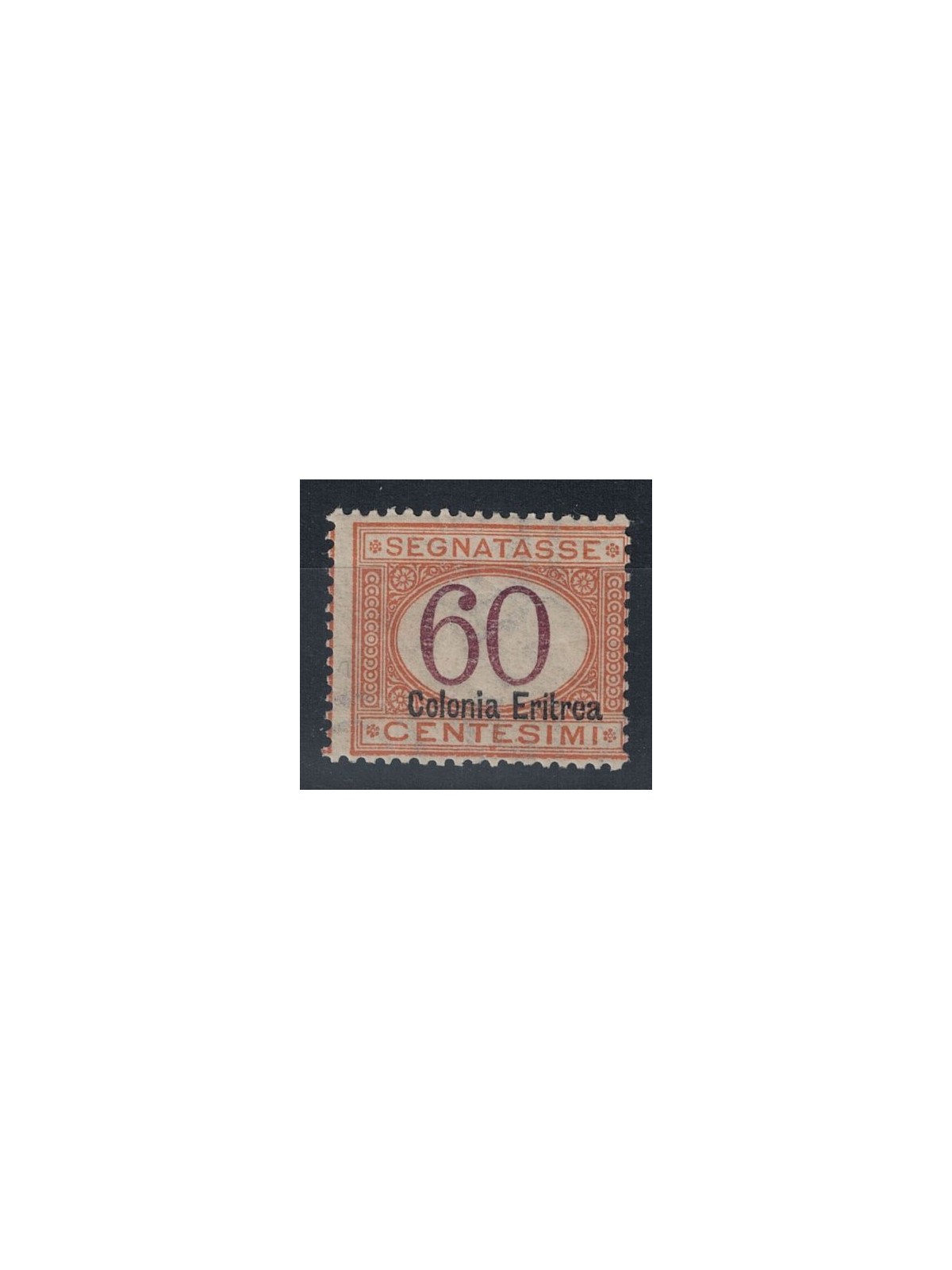 ERITREA 1926 Segnatasse 60c arancio e bruno MNH**