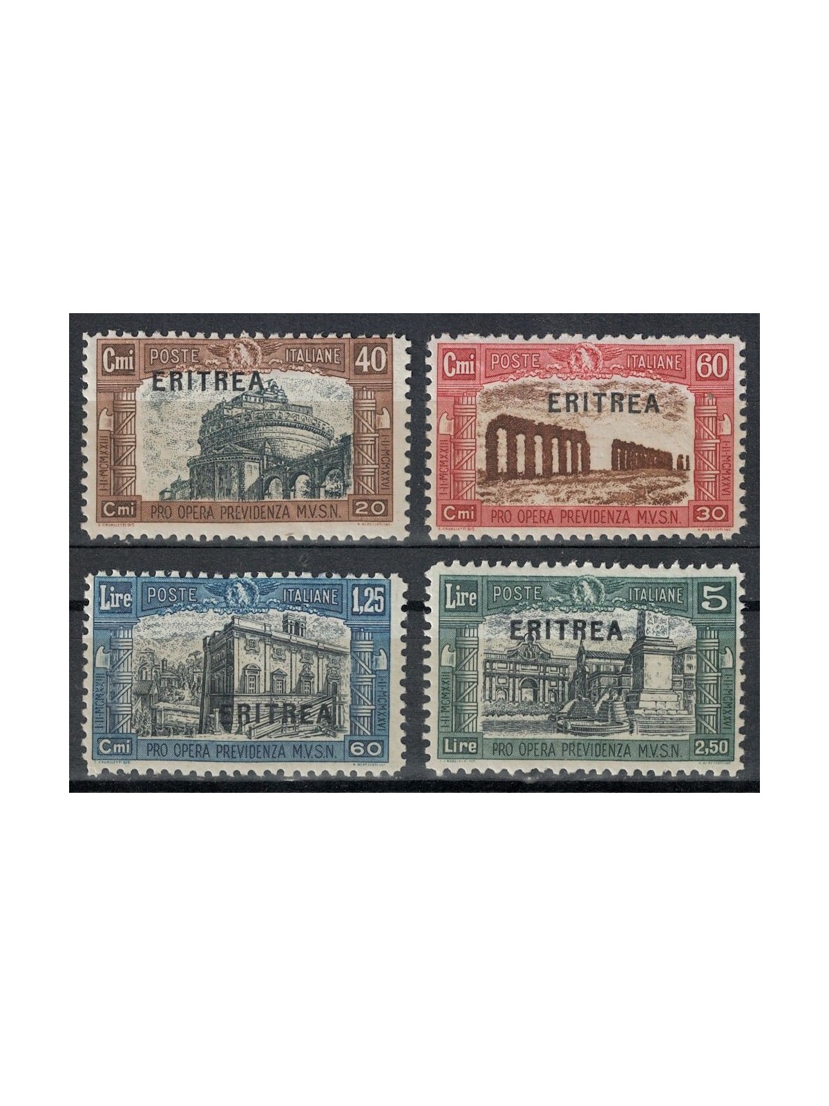 ERITREA 1927 Milizia I 4v MNH**