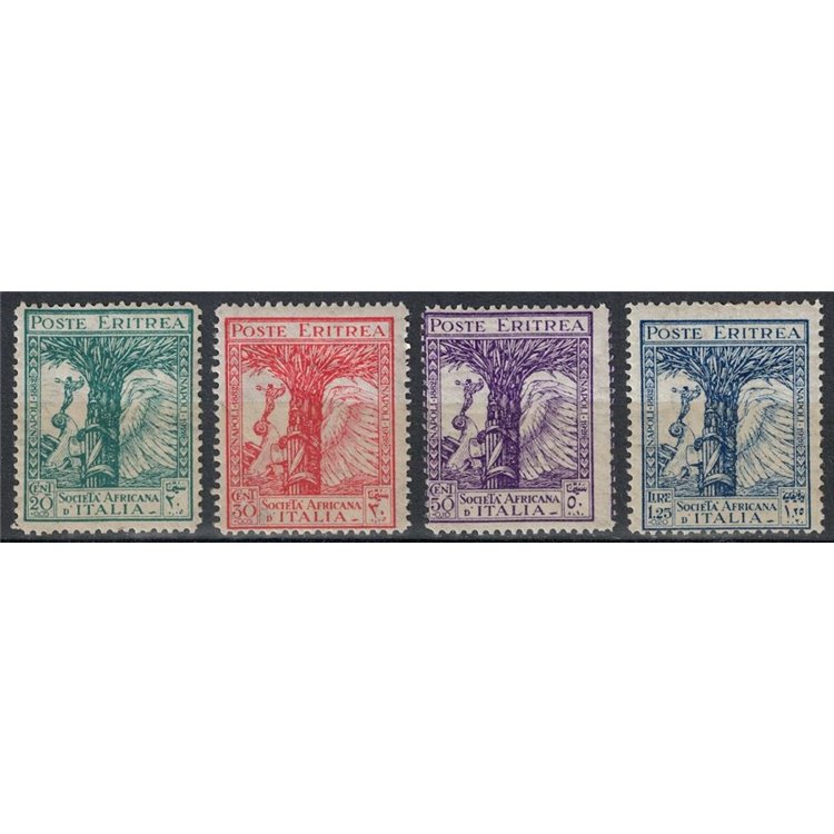 ERITREA 1928 African Society of Italy 4v MNH**