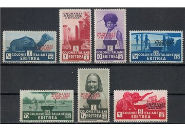 ERITREA 1934 Honours to the Duke of Abruzzi 7v MNH**