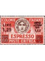 ERITREA 1936 Express 1.25 on 60c black overprint MNH**