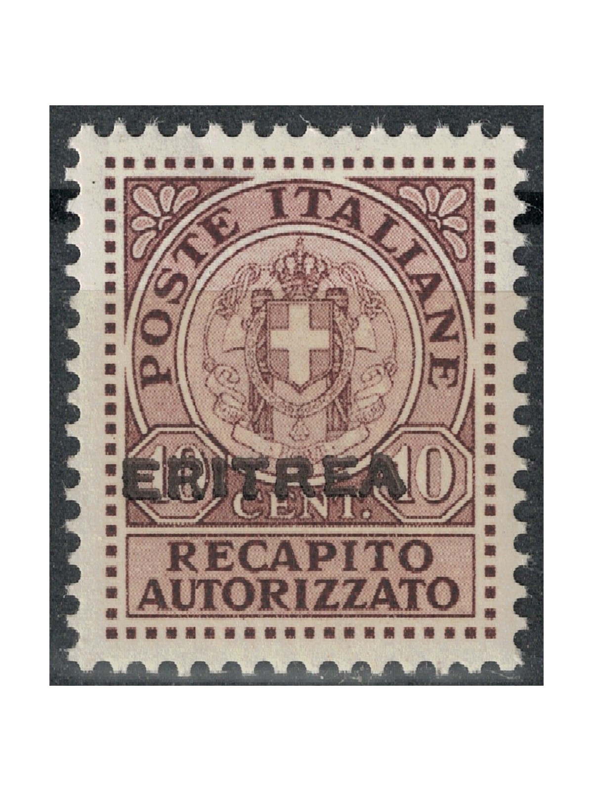 ERITREA 1939 Recapito autorizzato MNH**